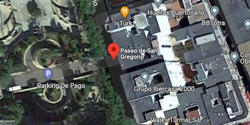 Una fuerte discusión de tráfico acabó en una grave discusión en el Paseo de San Gregorio de Puertollano. Imagen: Google Maps.