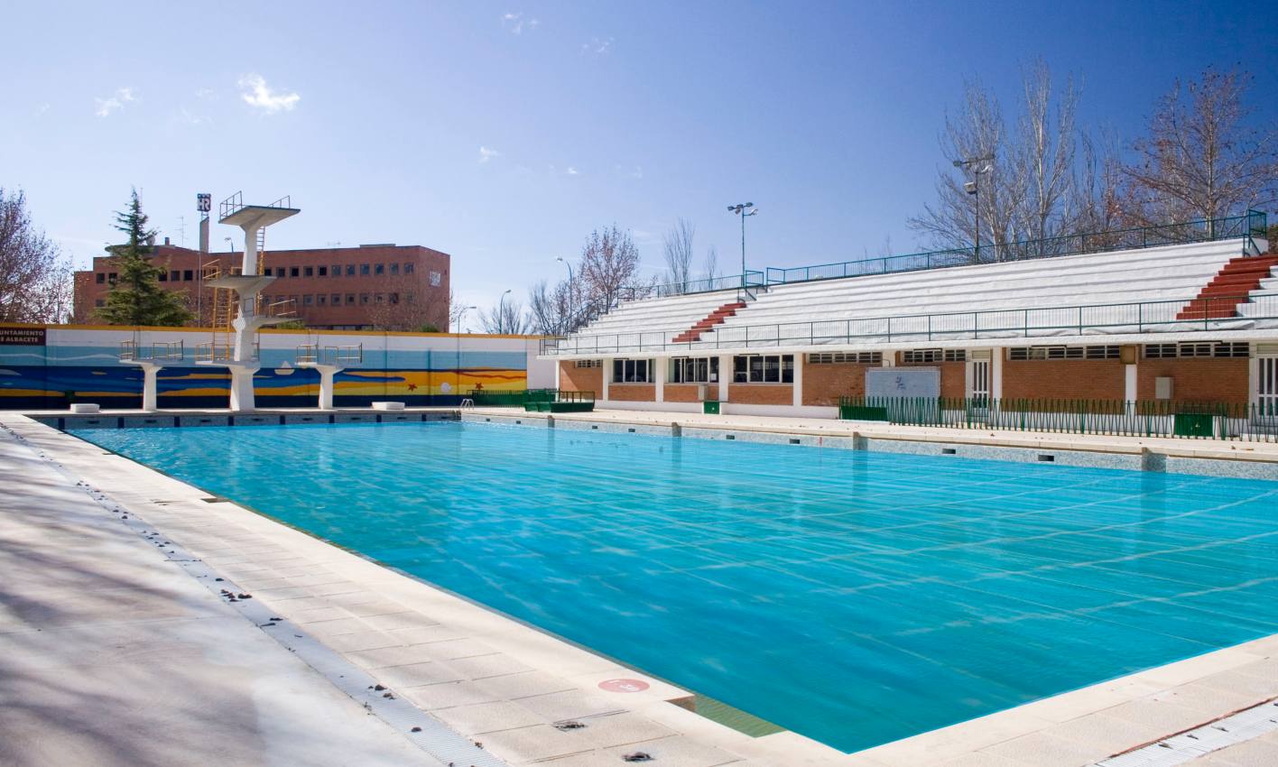 Piscina Carlos Belmonte, en Albacete. Imagen del IMD.