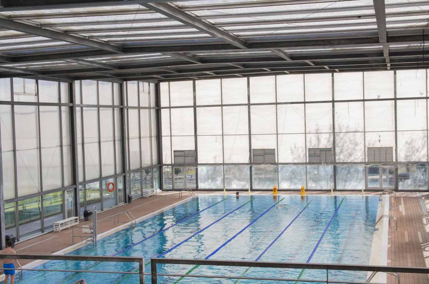 Piscina del polideportivo "Jaje", de Talavera. Foto: Ayuntamiento de Talavera.