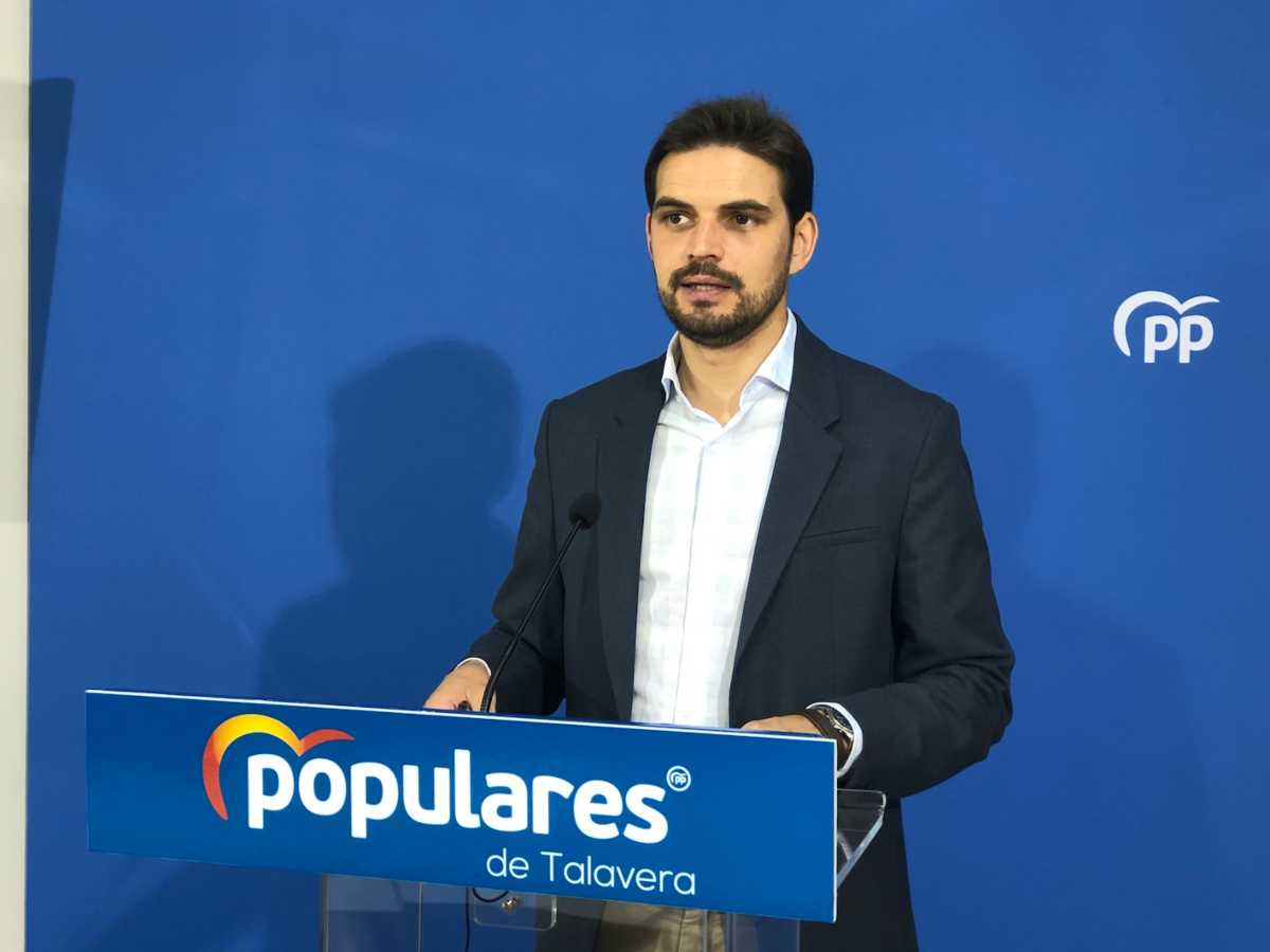 Santiago Serrano, portavoz del PP en el Ayuntamiento de Talavera.