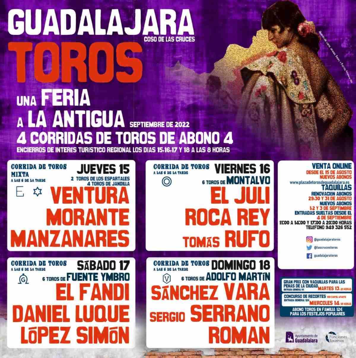Cartel Feria Taurina de Guadalajara 2022