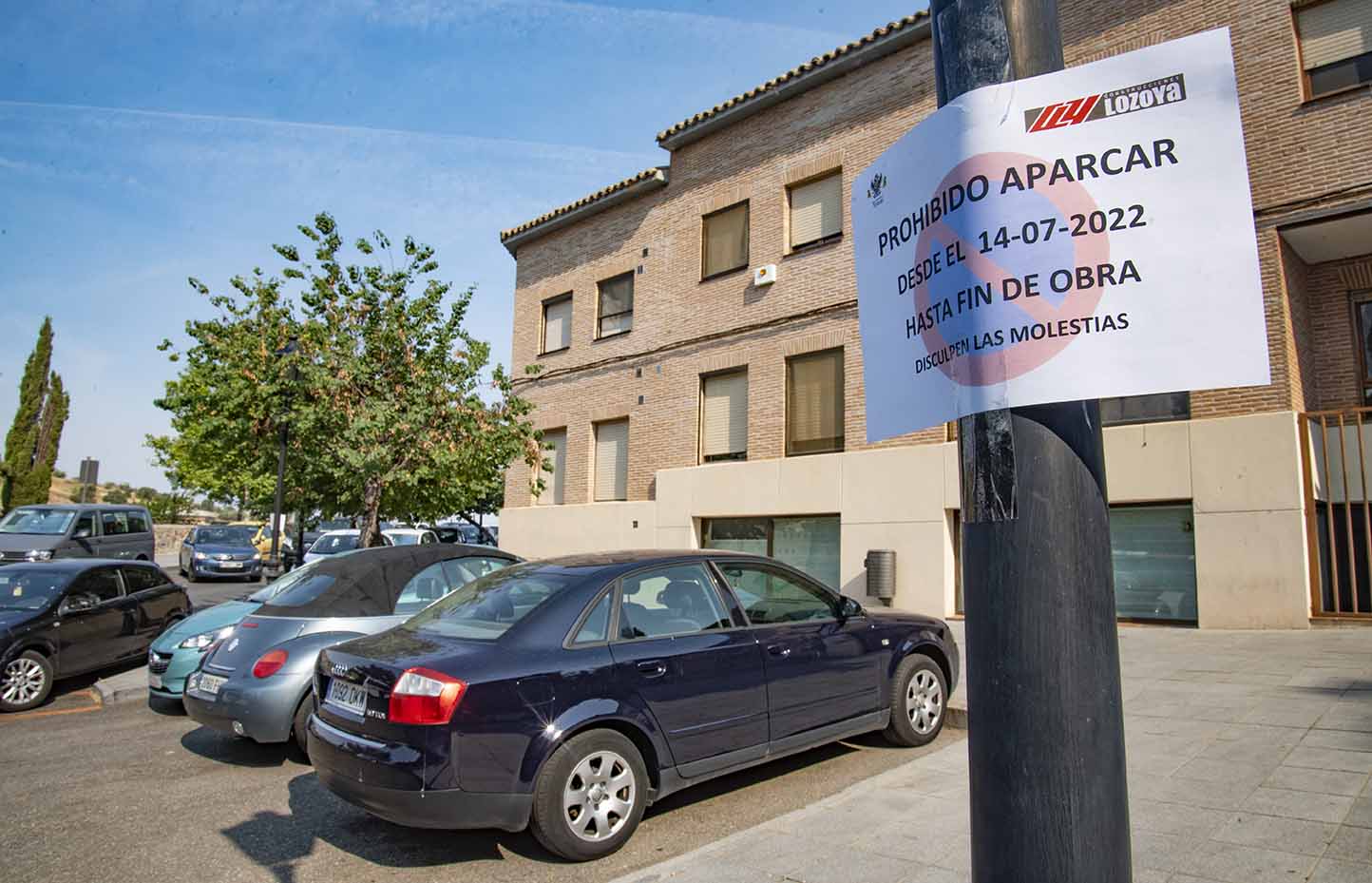 A partir del jueves 14 de julio no se podrá aparcar, durante unas semanas en la zona del Paseo de Recaredo que transcurre entre Fedeto y la tirolina. Foto: Rebeca Arango.