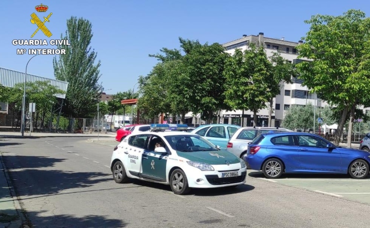 Vehículo Guardia Civil. Azuqueca de Henares