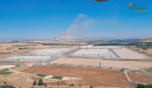Incendio en Yunquera
