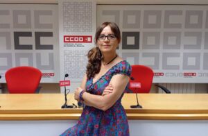 La secretaria de Políticas Sociales, Agenda 2030 y Empleo de Comisiones Obreras Castilla-La Mancha, María Ángeles Castellanos.