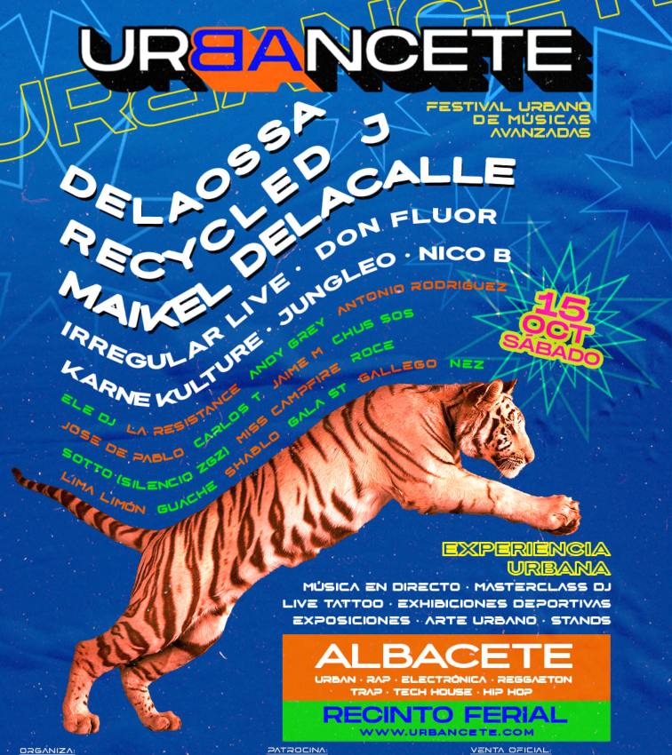 Cartel de la primera edición del festival "Urbancete".