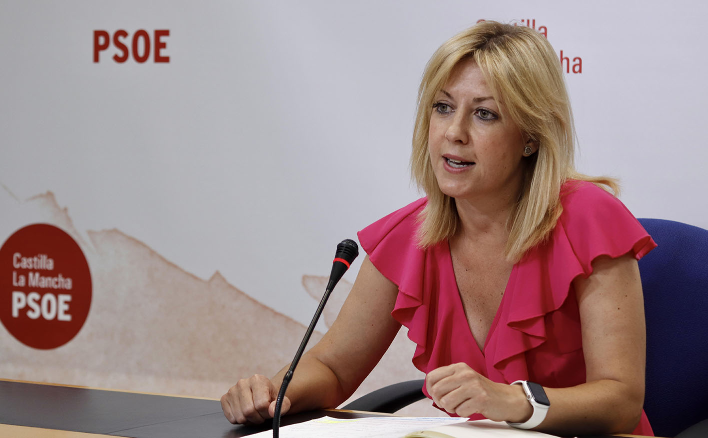 Ana Isabel Abengózar, portavoz del PSOE en las Cortes de Castilla-La Mancha.