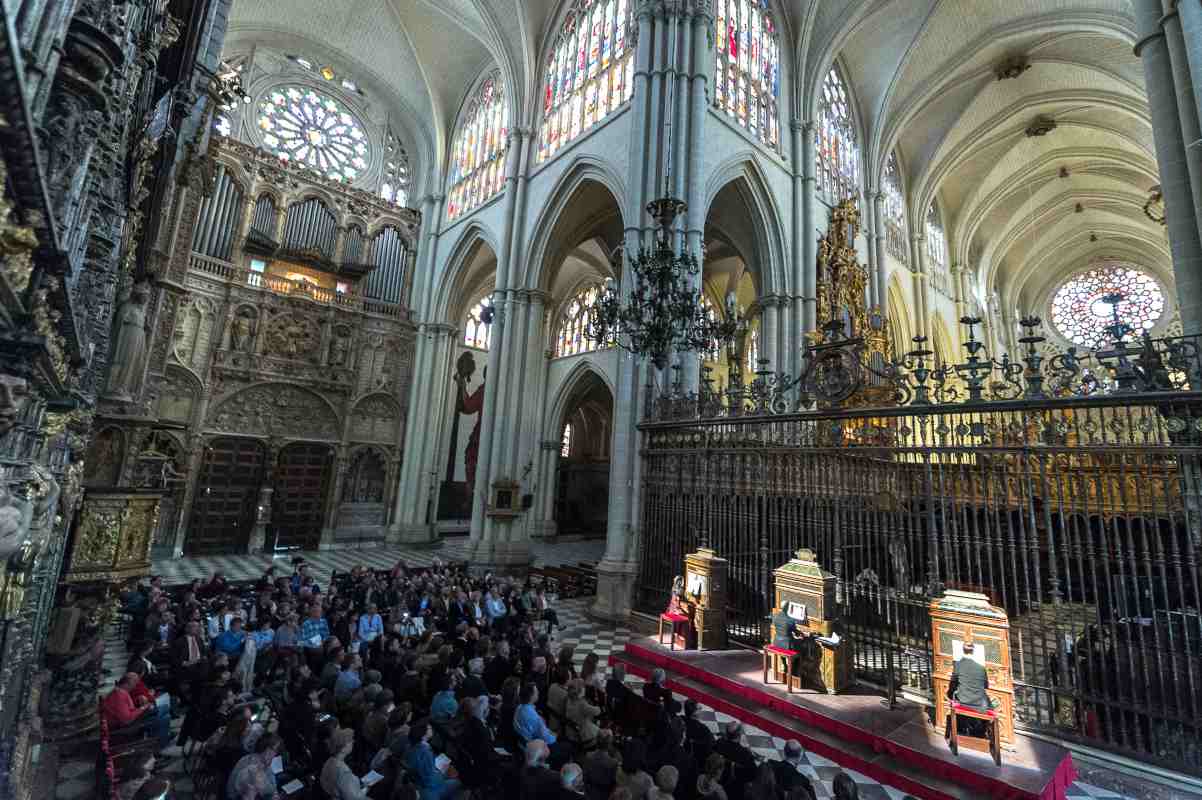 Batalla de órganos en la Catedral de Toledo.