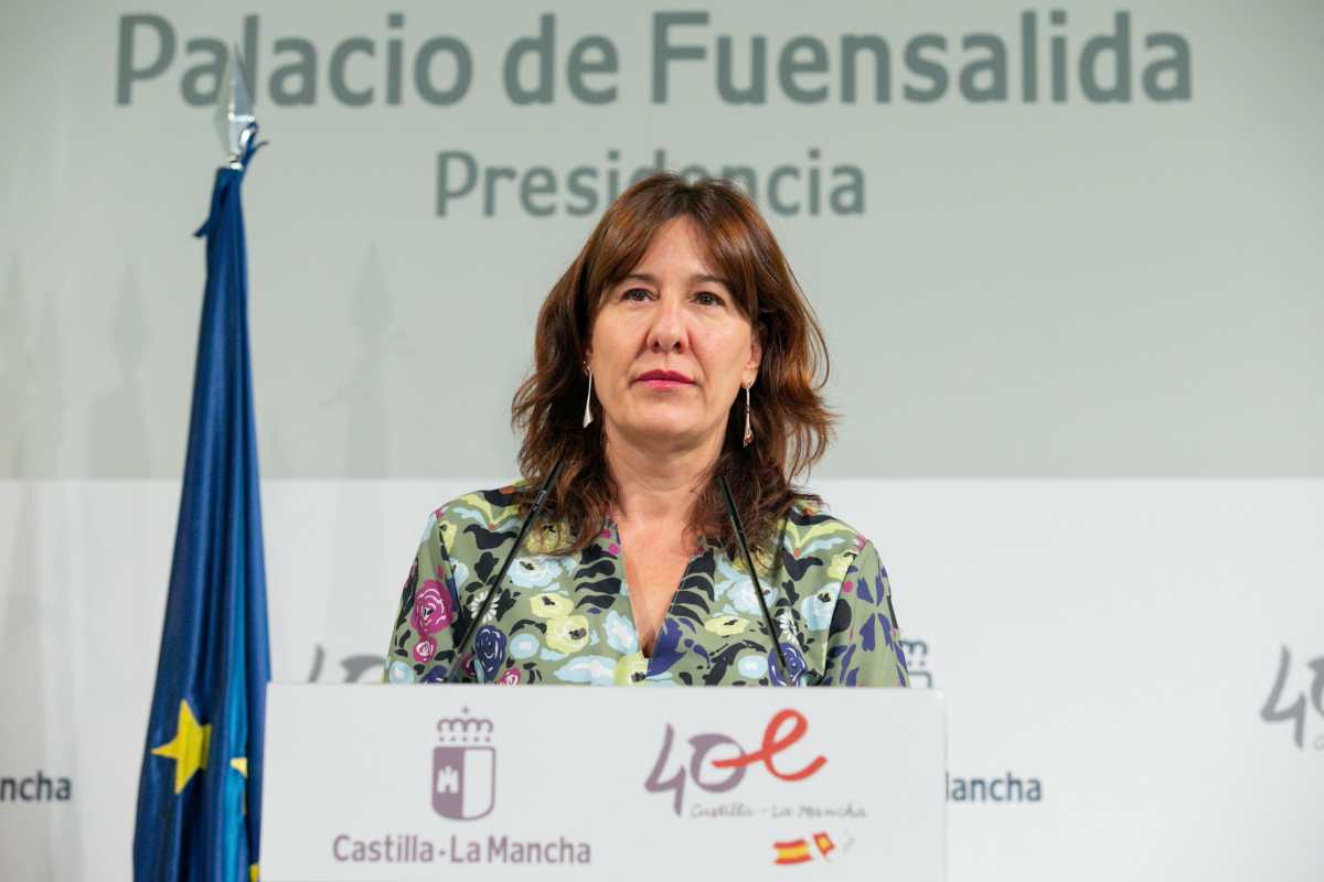 Blanca Fernández, portavoz del Gobierno de Castilla-La Mancha.