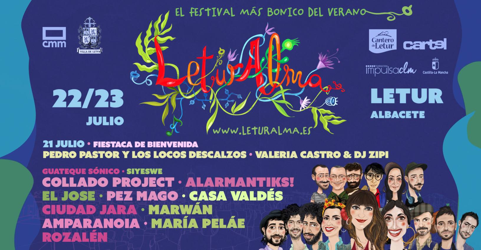 Cartel del festival LeturAlma 2022.
