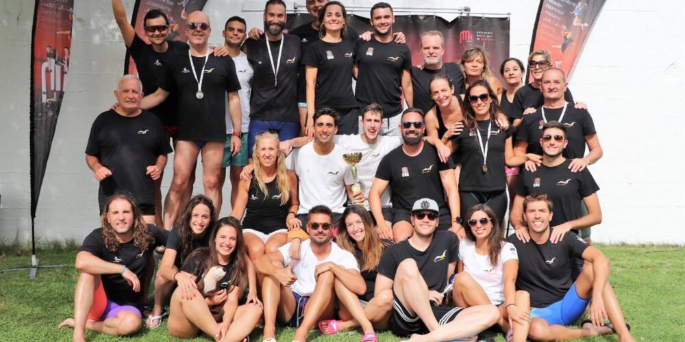 Deportistas del Club de Natación de Albacete.