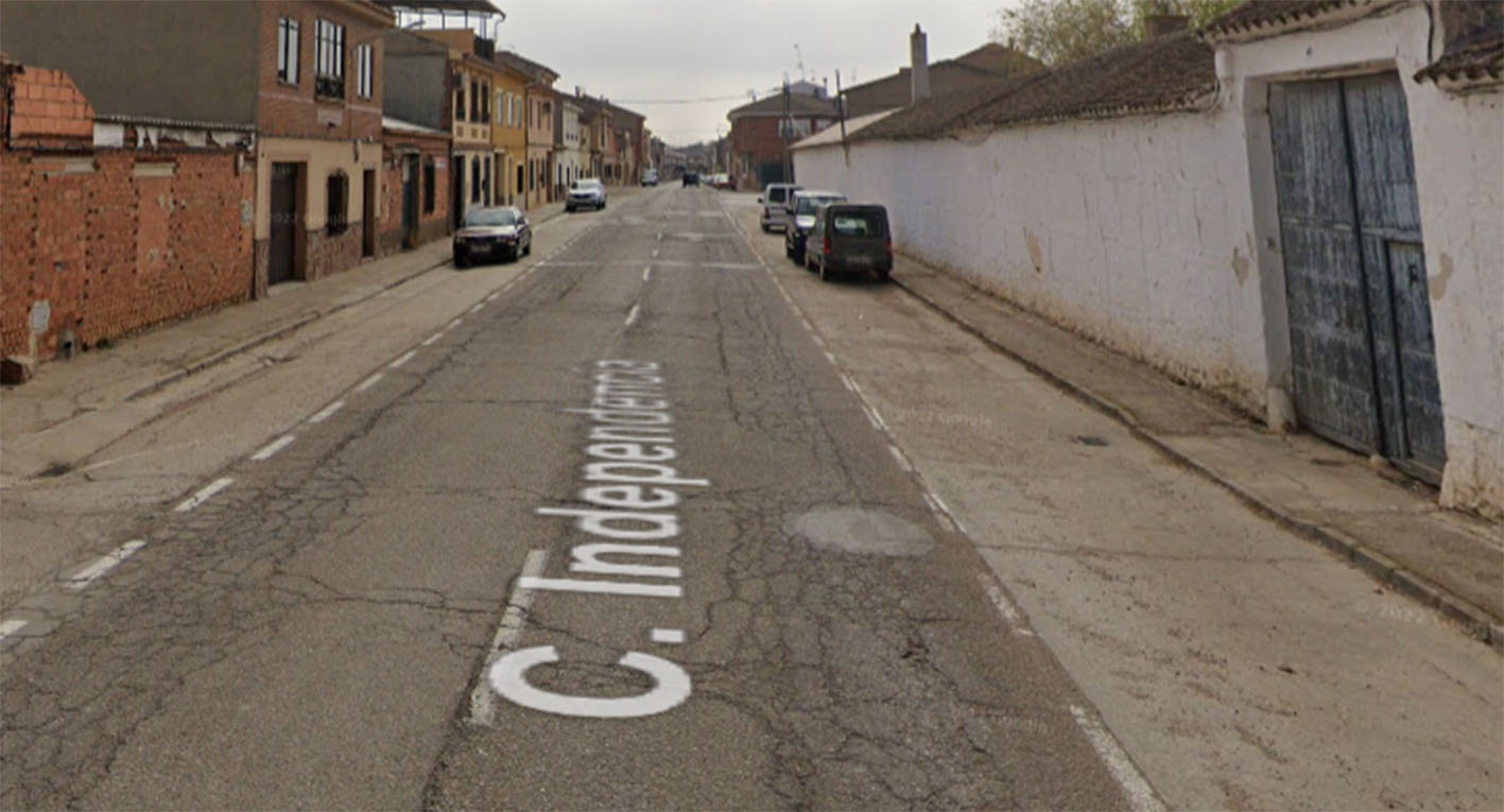 Calle Independencia, en Consuegra (Toledo).