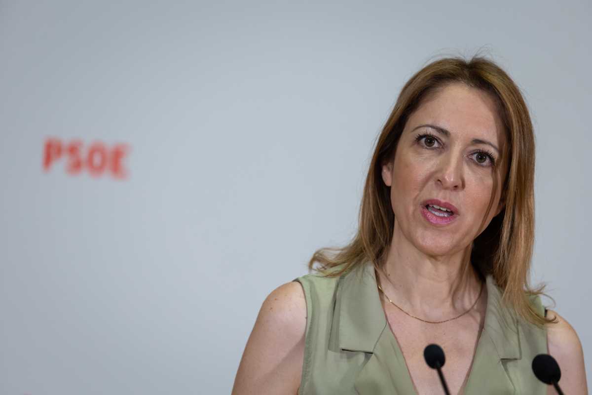 La eurodiputada y portavoz del PSOE de Castilla-La Mancha, Cristina Maestre. Foto: EFE/Ángeles Visdómine.