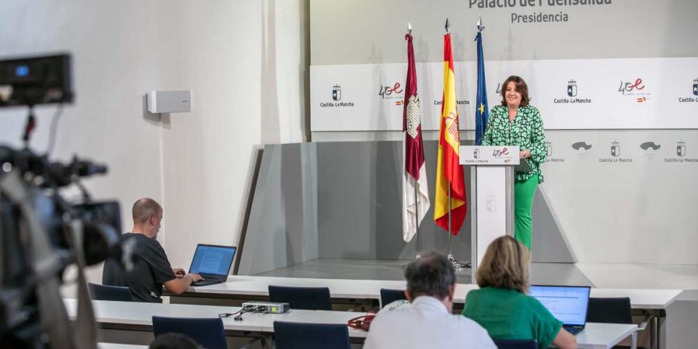 La consejera de Economía, Empresas y Empleo de Castilla-La Mancha, Patricia Franco.