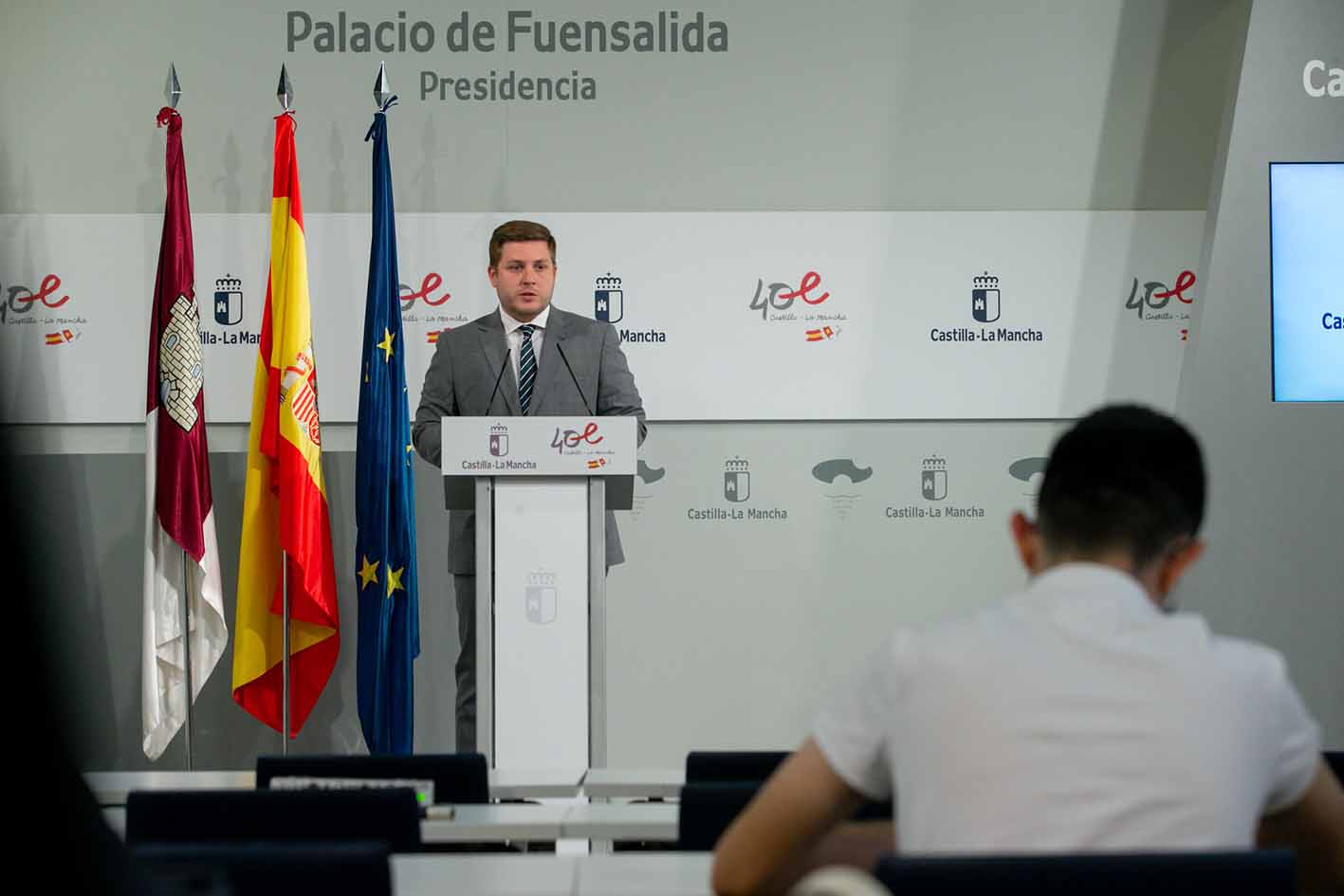 Nacho Hernando, presentando el Plan de Vivienda 2022-2025.