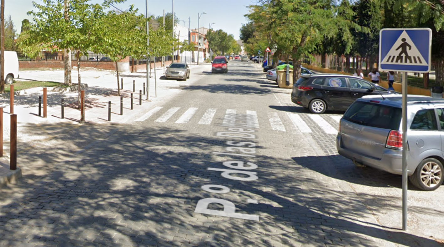 La agresión ha tenido lugar en el Paseo de las Delicias, en Mora.