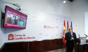El presidente de las Cortes de Castilla-La Mancha, Pablo Bellido.