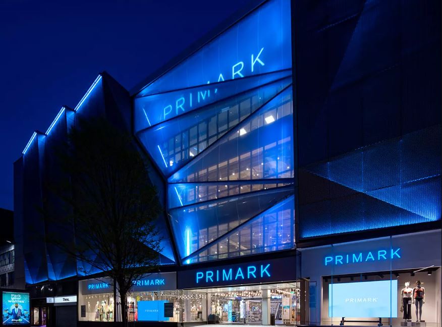 Imagen de una tienda de Primark. Foto: Página web de Primark.