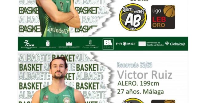 El Albacete Basket renueva a Jorge Mejías y Víctor Ruiz.