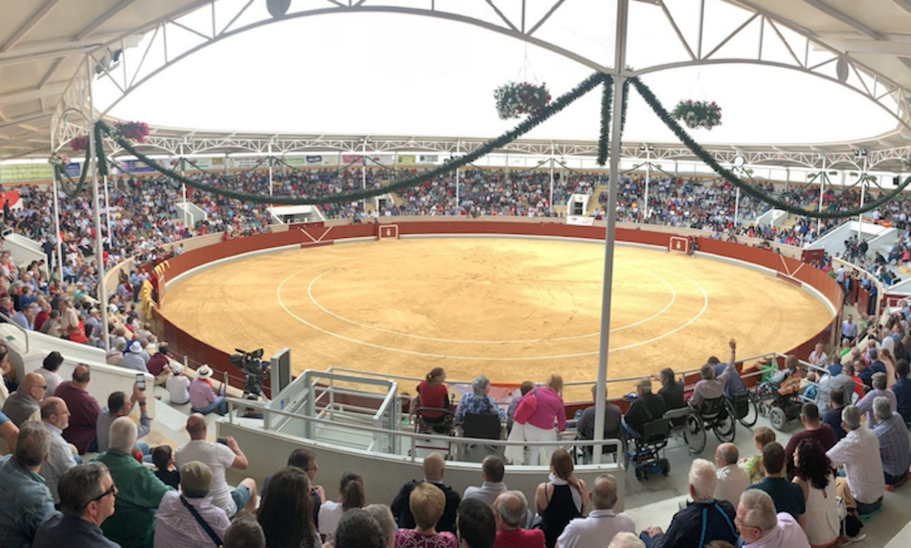 Imagen de archivo de una plaza de toros.