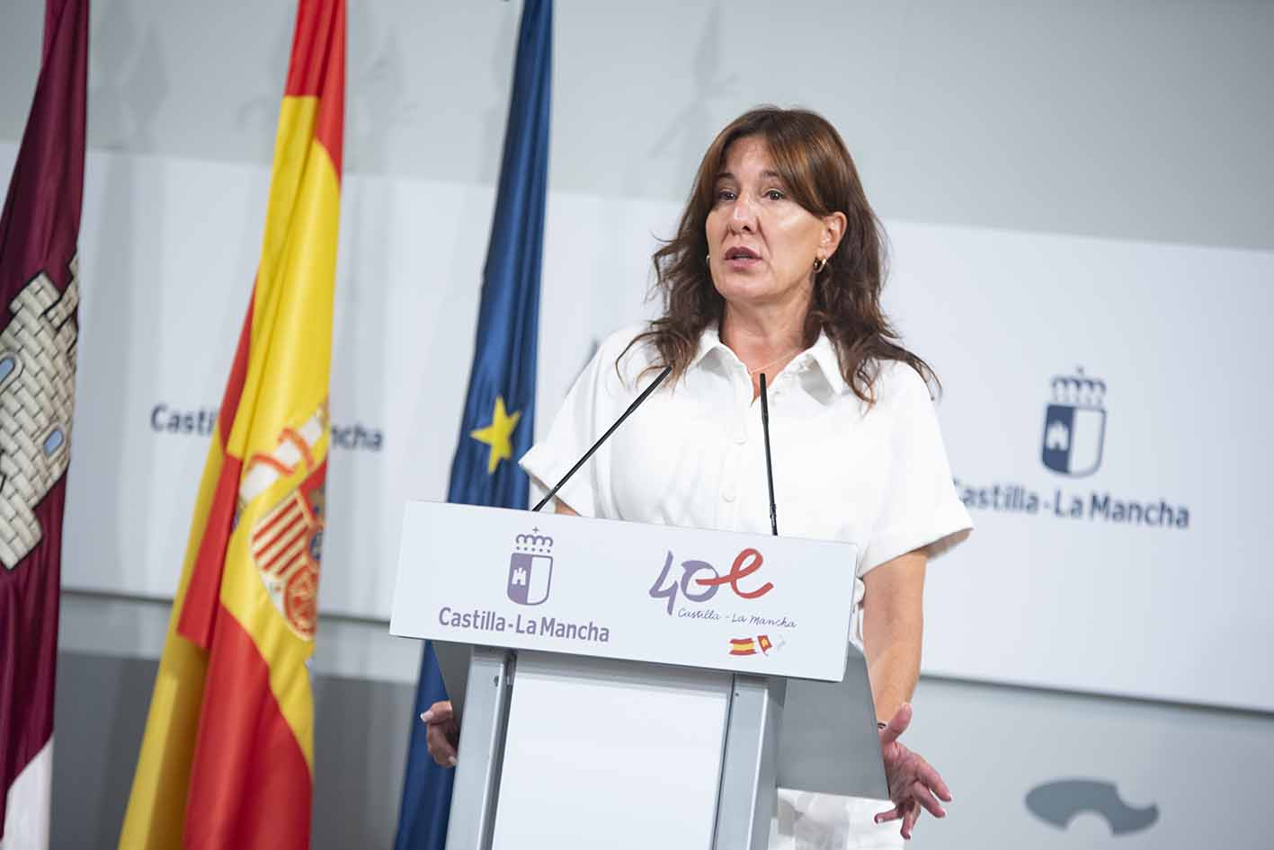 Blanca Fernández, portavoz del Gobierno de Castilla-La Mancha