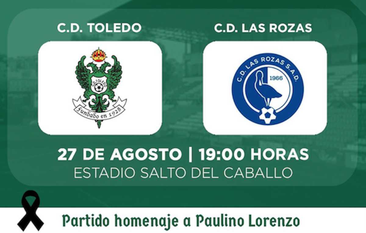 Cartel del partido del Trofeo de Ferias del CD Toledo.