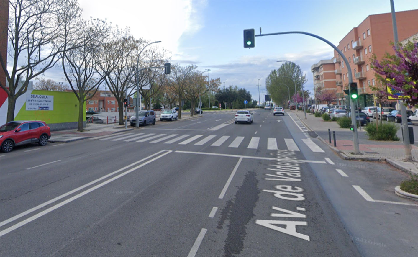 Avenida de Valdepeñas, en Ciudad Real.