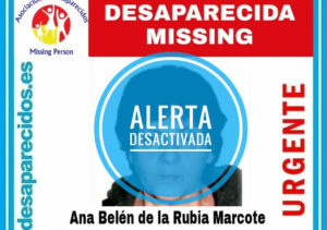 Ana Belén de la Rubia ya ha aparecido.