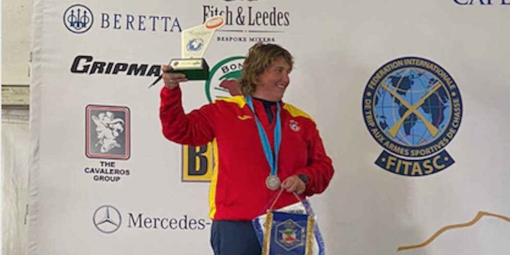 Beatriz Laparra, subcampeona mundial de tiro.