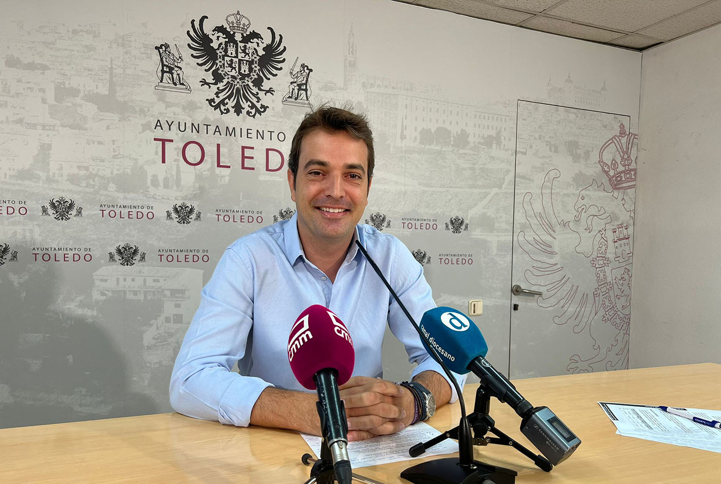 Pablo García, viceportavoz del Gobierno municipal de Toledo.