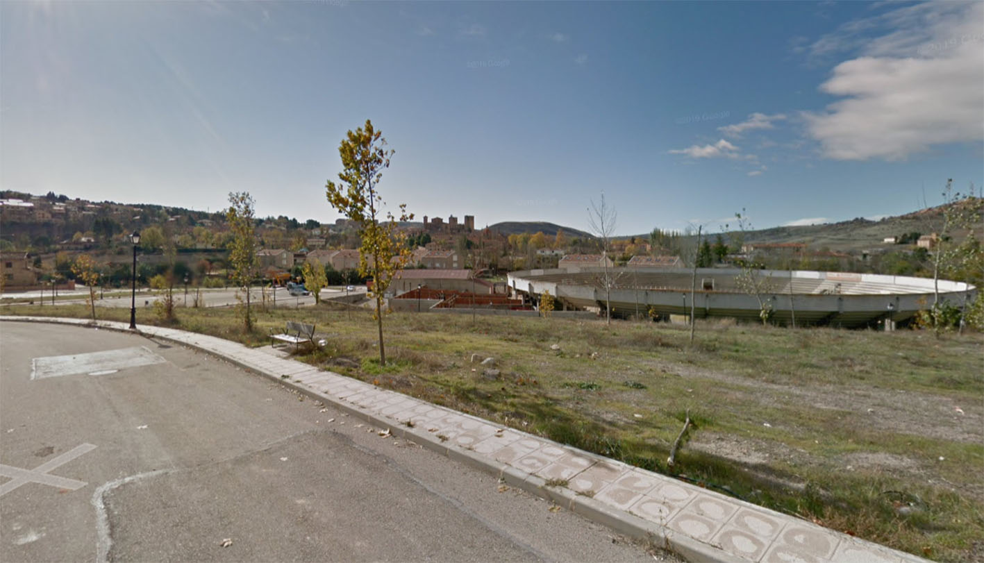 Recinto ferial de Sigüenza, donde ocurrió el altercado. Foto: Google Maps.