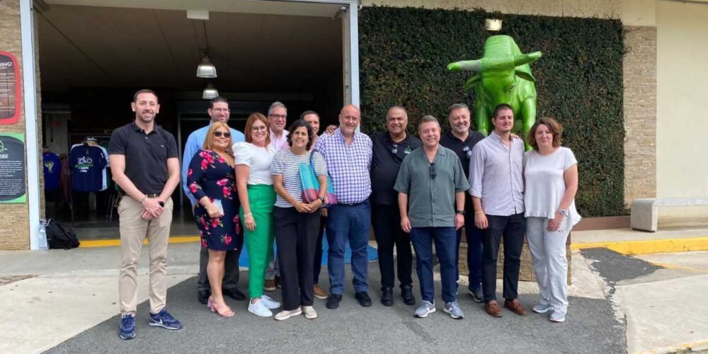 La delegación castellanomanchega en Puerto Rico.