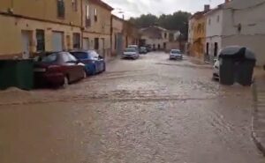 Tromba de agua en Tinarejos.