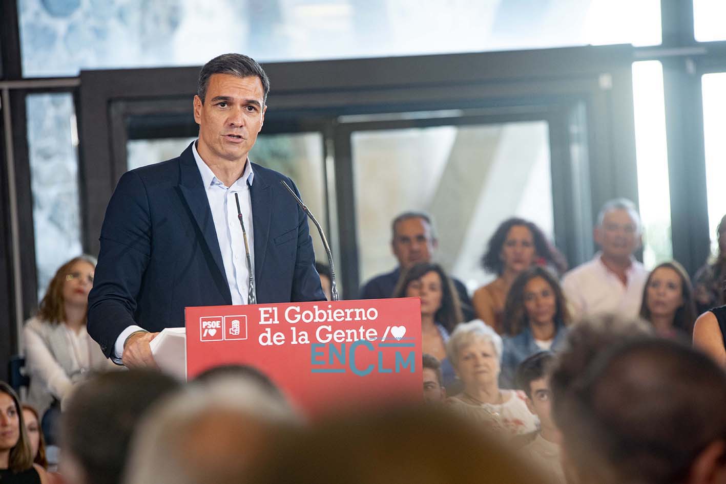 Pedro Sánchez, en Toledo. Imagen de archivo. Foto: Rebeca Arango.