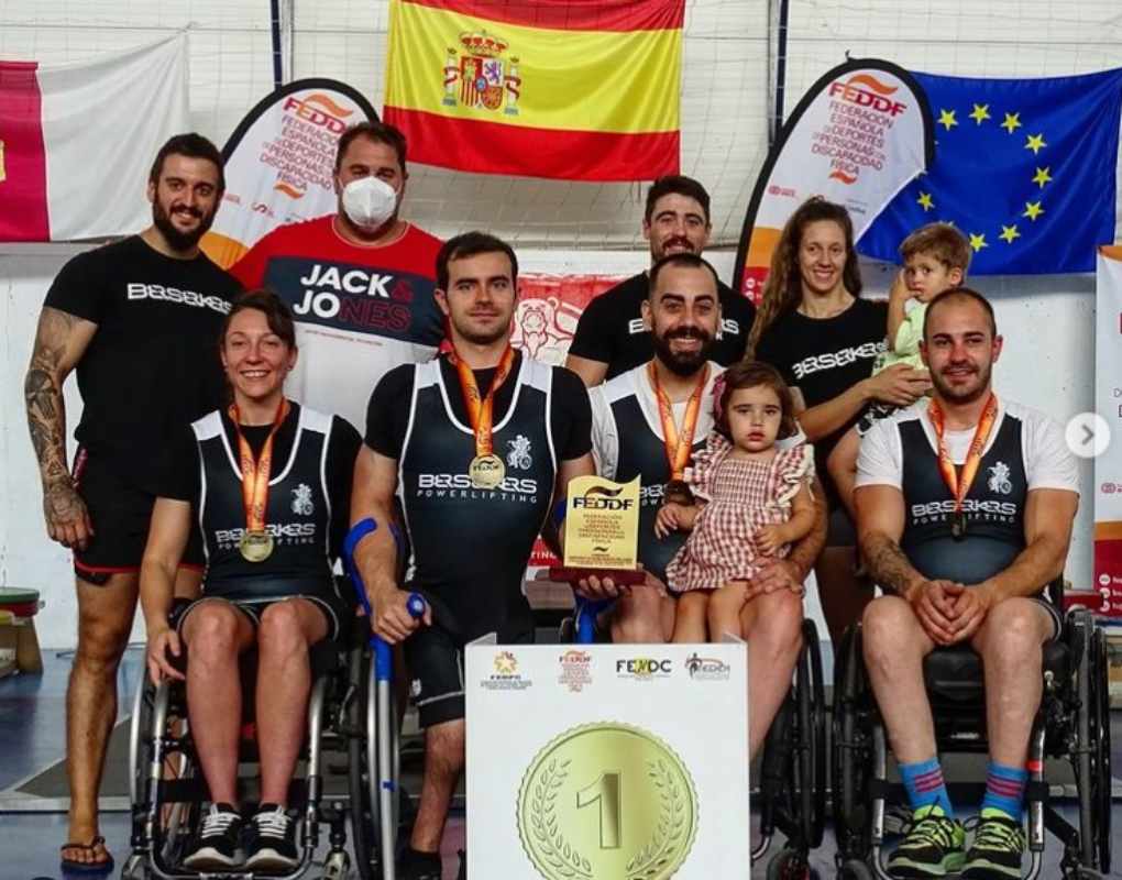 El Berserkers, cuando se proclamó campeón de España por equipos. Foto: Berserkers.