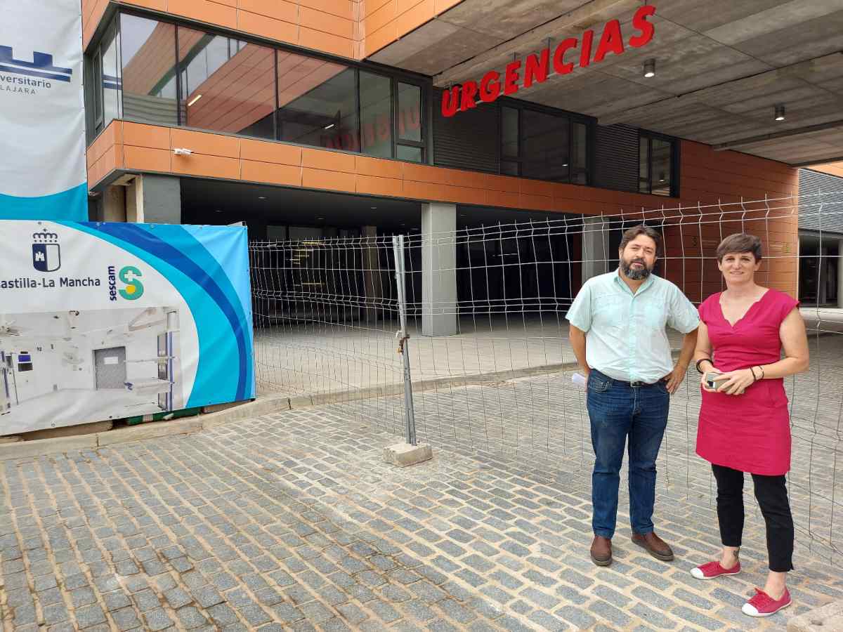 Grupo municipal AIKE a las puertas de la ampliación del Hospital Universitario de Guadalajara