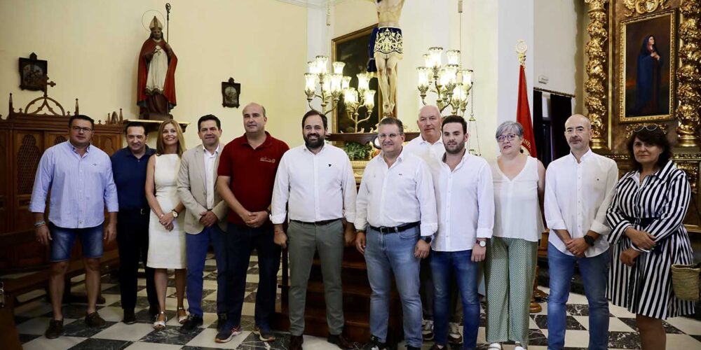 El presidente del PP CLM, Paco Núñez, ha estado en Campo de Criptana