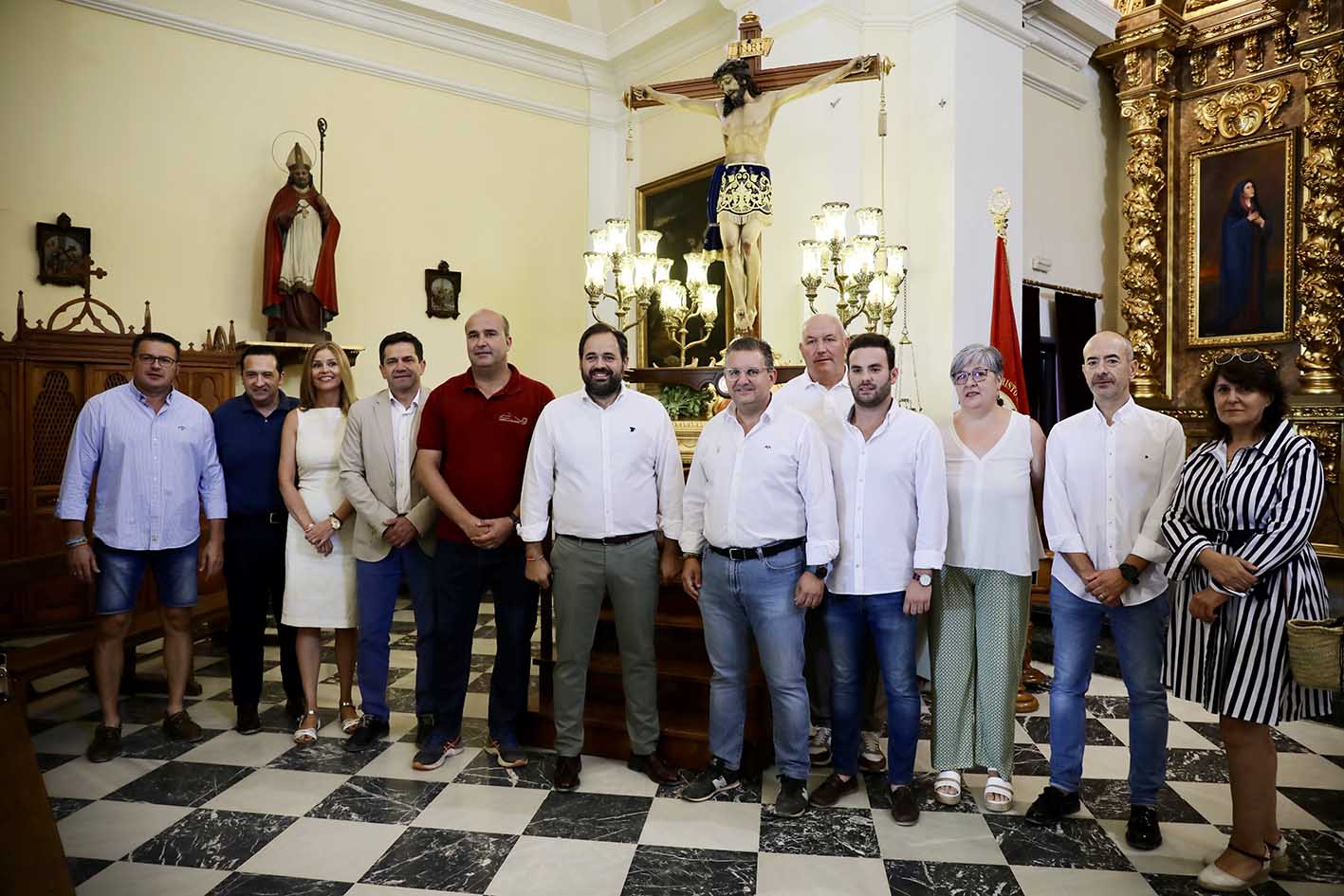 El presidente del PP CLM, Paco Núñez, ha estado en Campo de Criptana