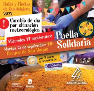 Cambio de fecha paella solidaria