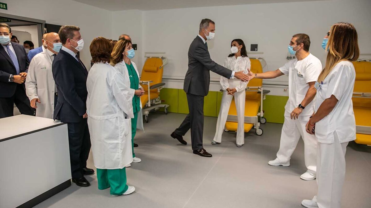 Los Reyes inauguran las obras de ampliación del Hospital Universitario de Guadalajara