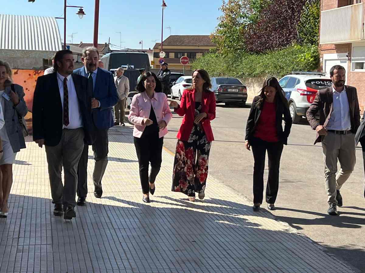 Inicio de la segunda campaña de vacunación frente al COVID en Marchamalo (Guadalajara)