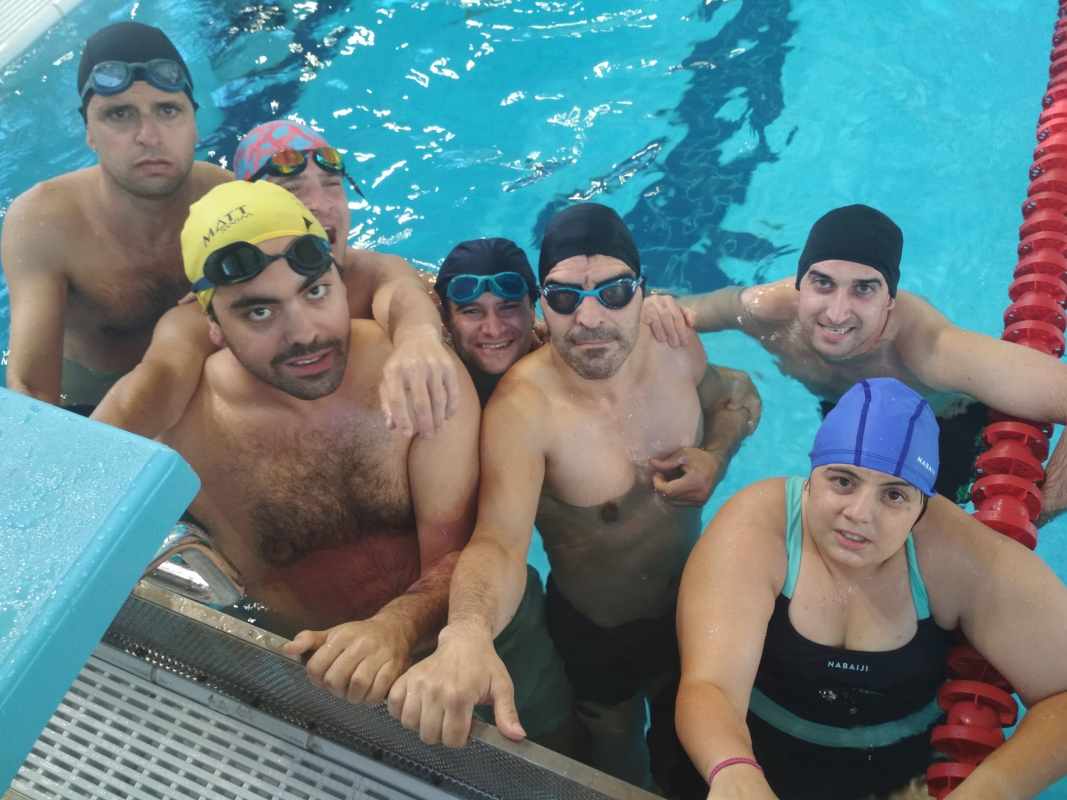 La natación es del deporte referencial del CD Asprodeta. Foto: CD Asprodeta.