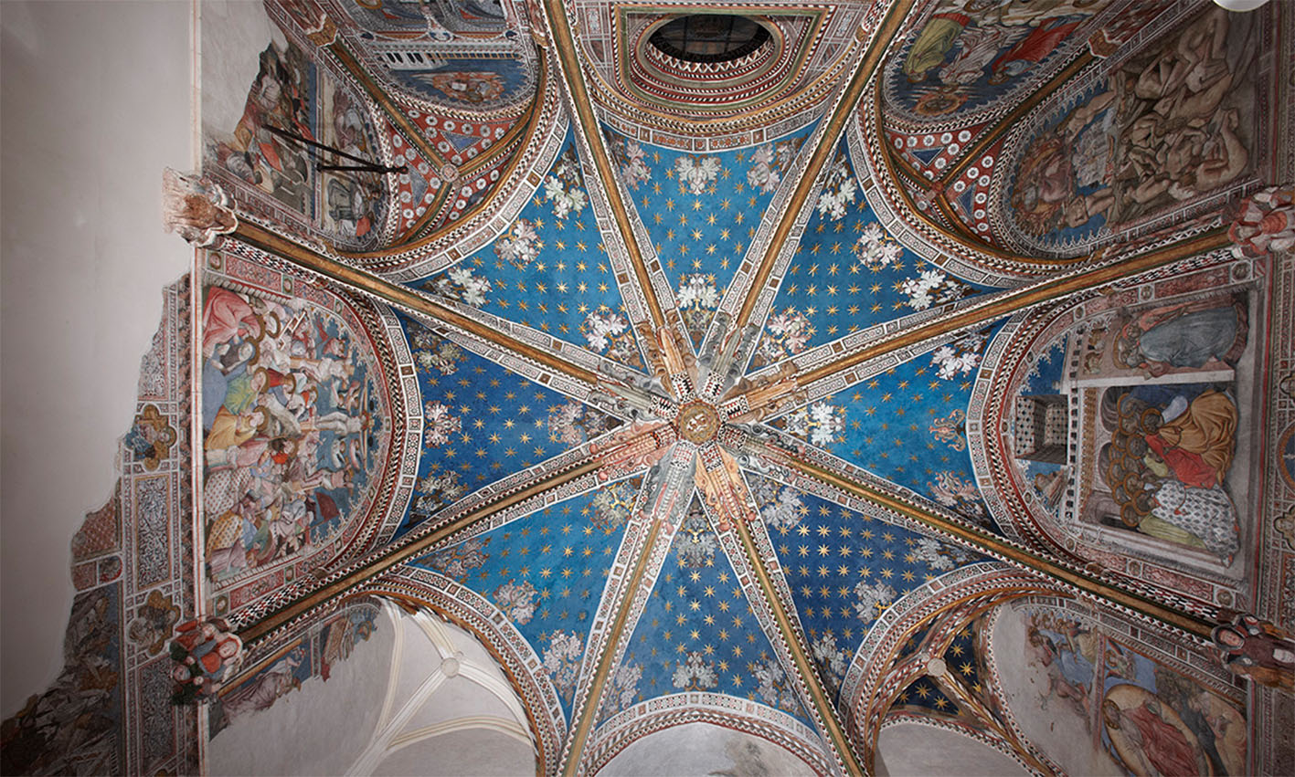 Bóveda de la capilla de San Blas, en la Catedral de Toledo.