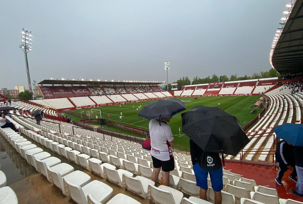 Encuentro entre el Albacete BP y el FC Andorra en el Carlos Belmonte. Imagen del Albacete Balompié.