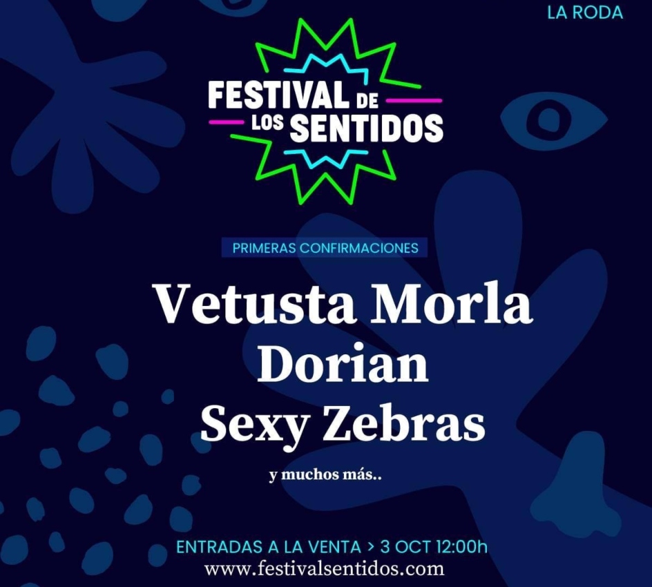 Primeras confirmaciones del Festival de los Sentidos 2023.