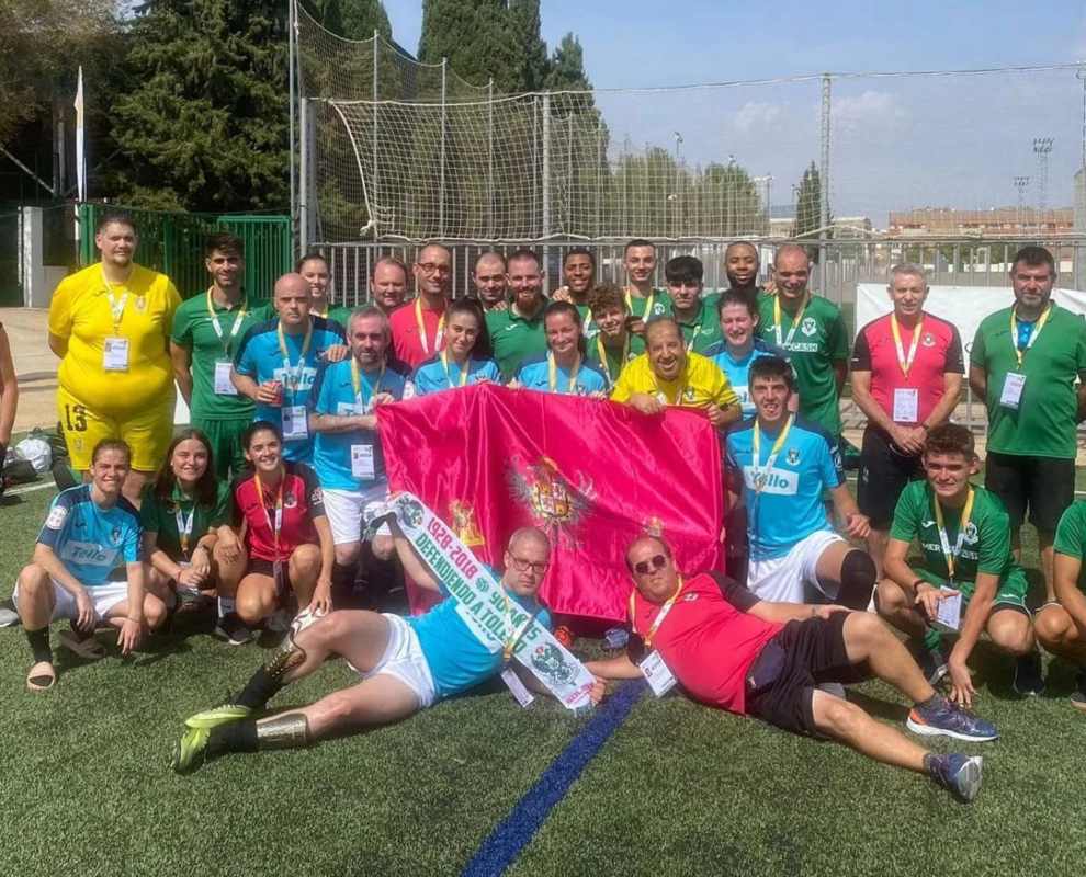 El CD Realidad Toledo participó en el último Nacional de fútbol-7 inclusivo. Foto: CD Realidad Toledo.