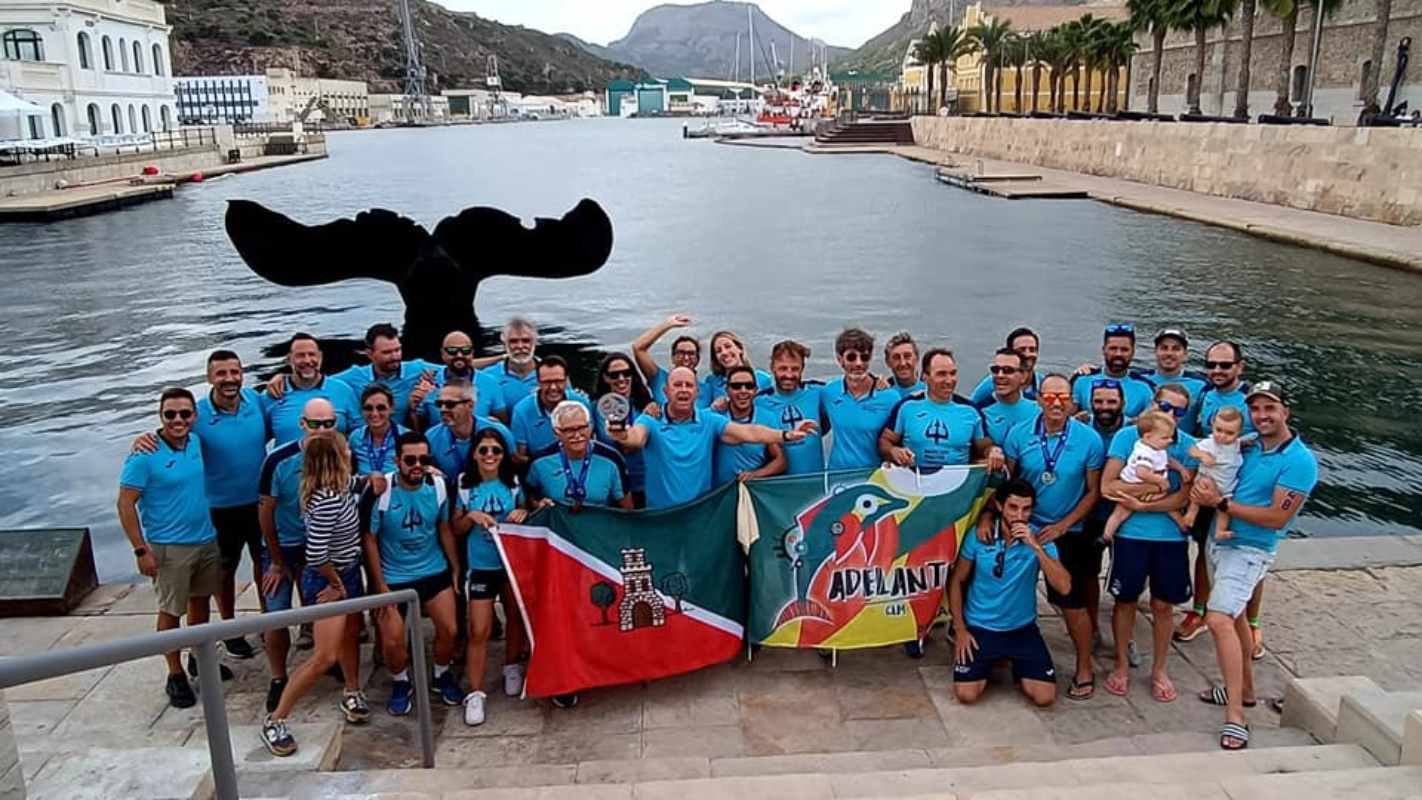 Representación del CN Máster Torrijos en la Copa de España celebrada en Cartagena.