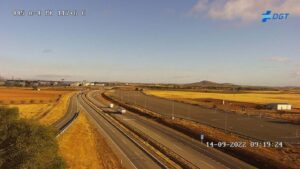 Kilómetro 117 de la A-4, cerca del lugar donde se produjo el accidente.