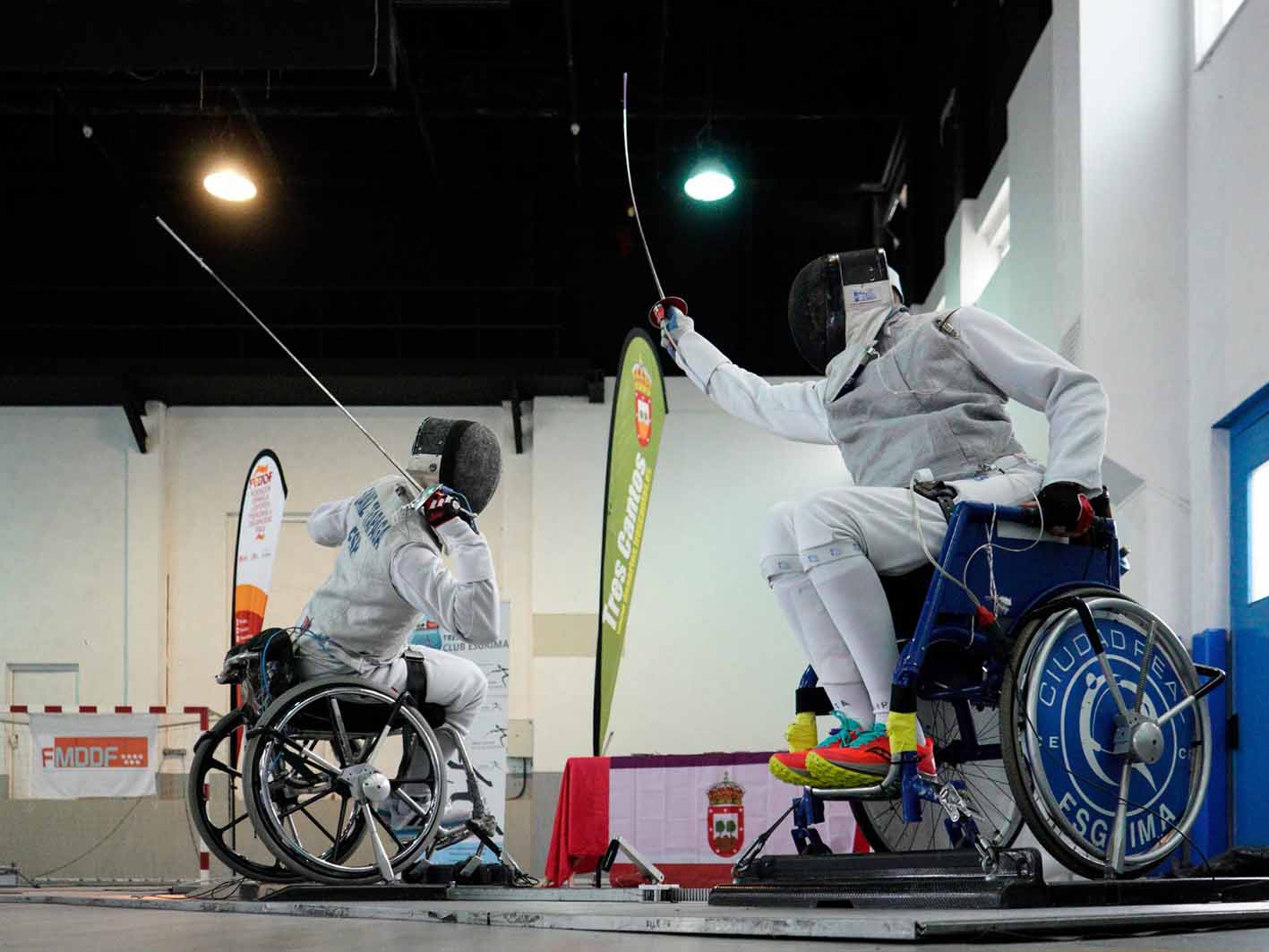 La esgrima es un deporte inclusivo, como lo demuestra el Club Esgrima Ciudad Real.