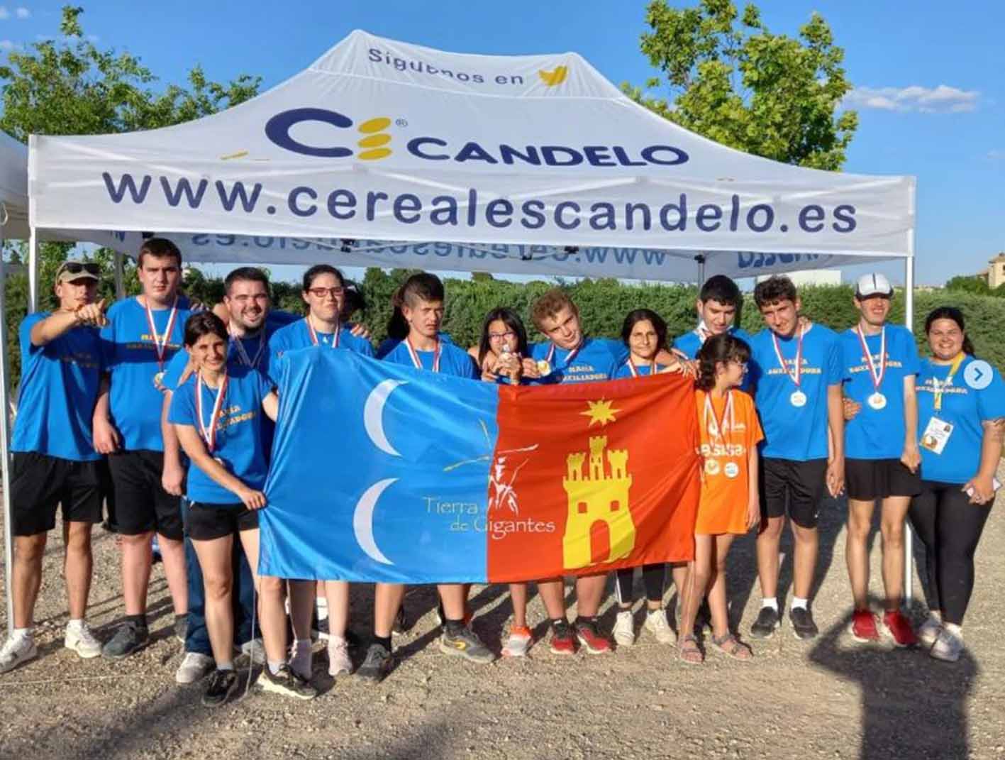 Deportistas del CD María Auxiliadora que participaron en el último Regional de petanca. Foto: CD María Auxiliadora.